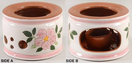 Wild Rose China Warmer Stand