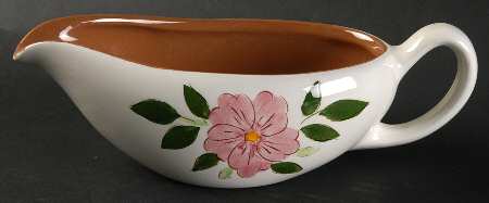 Wild Rose Gravy Boat