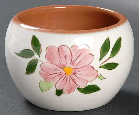Wild Rose Individual Open Sugar Bowl