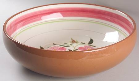 Wild Rose 12" Large Salad Serving Bowl by Stangl