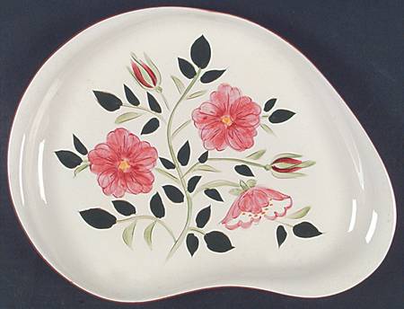 Wild Rose 13" Oval Serving Platter by Stangl