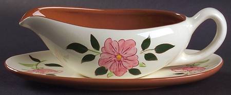 Wild Rose Gravy Boat & Underplate