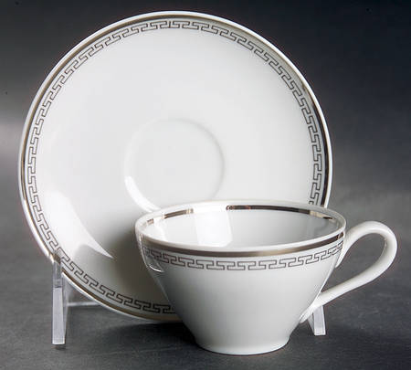 Countess Flat Demitasse Cup & Saucer Set