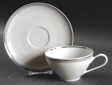 Flat Cup & Saucer Set