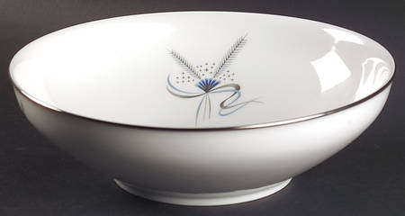 Harvest Stars Blue 9" Round Vegetable Bowl