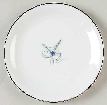 Harvest Stars Blue Bread & Butter Plate