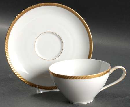 Princess Flat Cup & Saucer Set