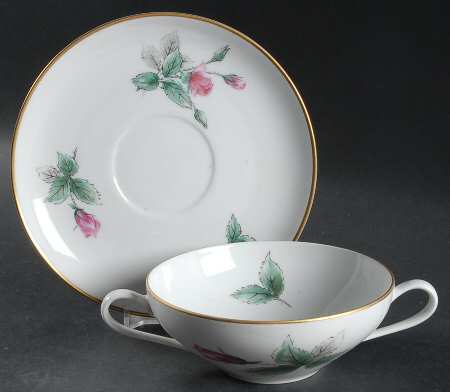 Sonata Flat Cream Soup Bowl & Saucer Set