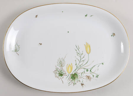 Spring Breeze 15" Oval Serving Platter
