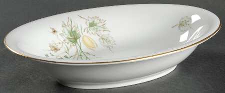 Spring Breeze 10" Oval Vegetable Bowl