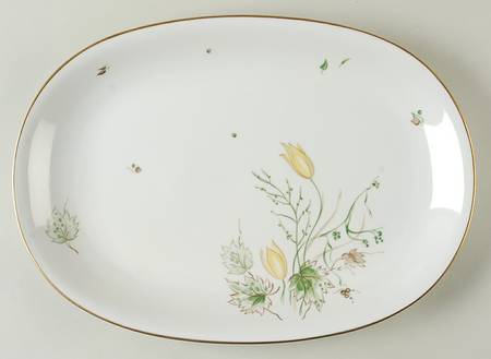 Spring Breeze 14" Oval Serving Platter