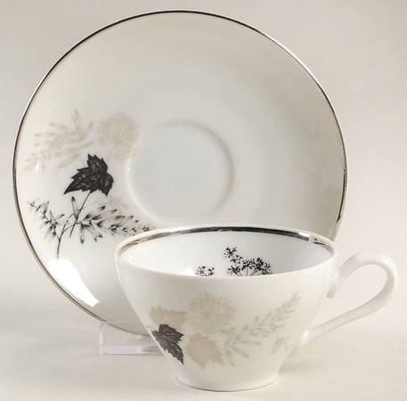 Wooddale Flat Demitasse Cup & Saucer Set