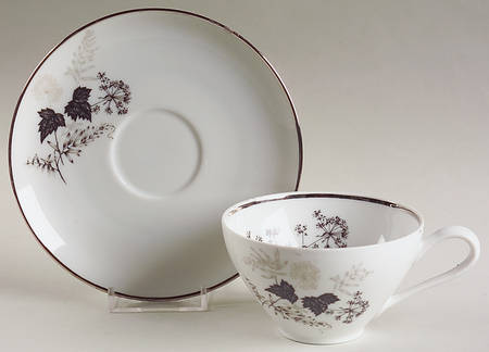Wooddale Flat Cup & Saucer Set