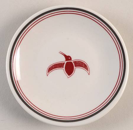 Ancient Mimbreno Indian-Burgundy (Replica) Coaster