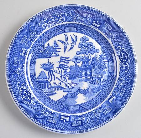 Blue Willow Salad Plate