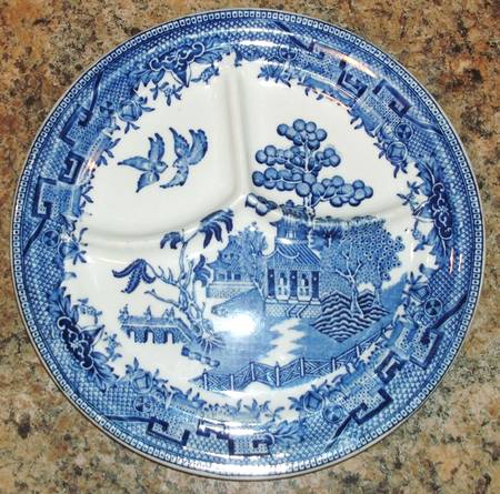 Blue Willow Grill Plate