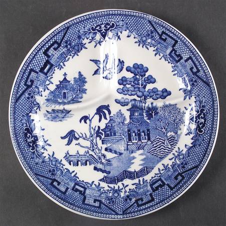 Blue Willow Grill Plate