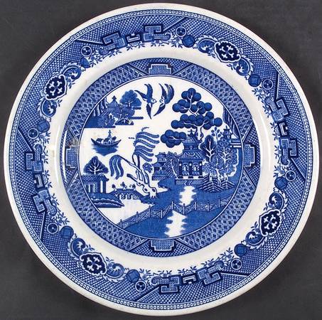 Blue Willow Large Dinner Plate