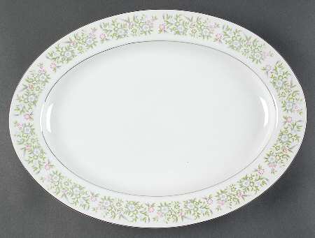 Springtime 14" Oval Serving Platter