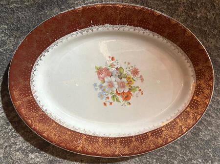Charming 13" Oval Serving Platter