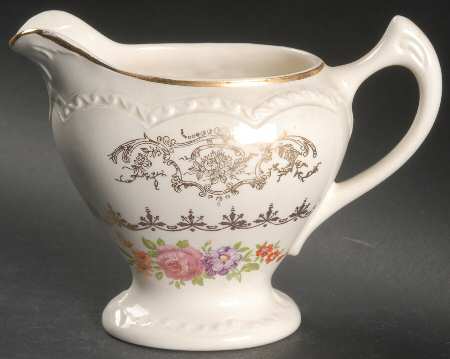 Golden Dresden Creamer