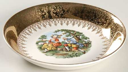 Golden Empress Coupe Soup Bowl