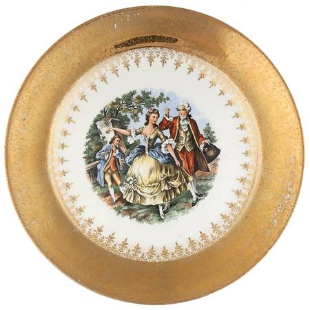 Golden Empress Luncheon Plate