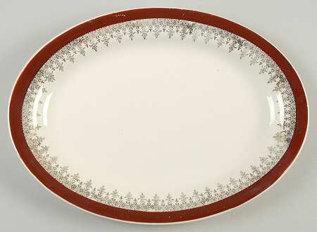 Lady Evette 9" Oval Serving Platter