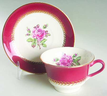 Lady Marlowe Flat Cup & Saucer Set