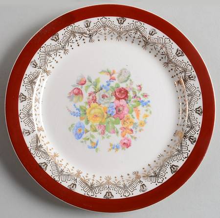 Red Knight Bread & Butter Plate