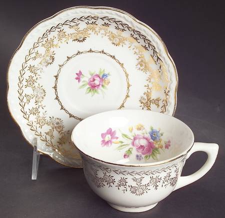 STT1 Footed Cup & Saucer Set by Stetson