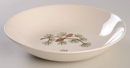 Misty Pine 9" Round Vegetable Bowl