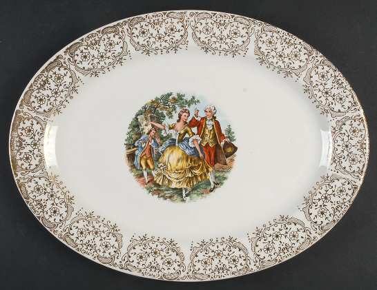 STT6 13" Oval Serving Platter