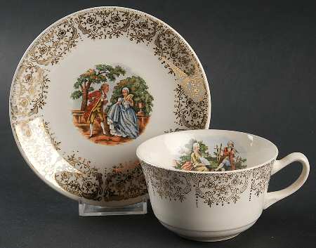 STT6 Flat Cup & Saucer Set