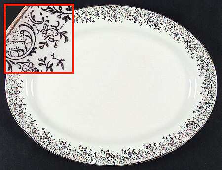 STT69 14" Oval Serving Platter