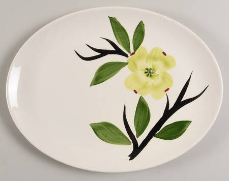 Dixie Dogwood 11" Oval Serving Platter