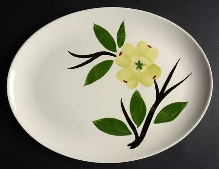 Dixie Dogwood 12" Oval Serving Platter