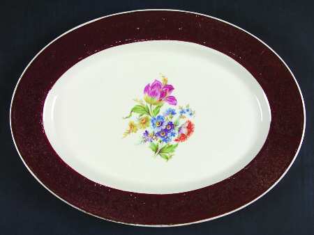 American Lady 13" Oval Serving Platter