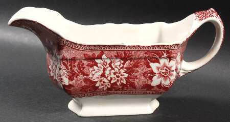 STV1 Pink Gravy Boat