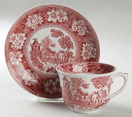 STV1 Pink Oversized Cup & Saucer Set