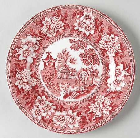 STV1 Pink Salad Plate