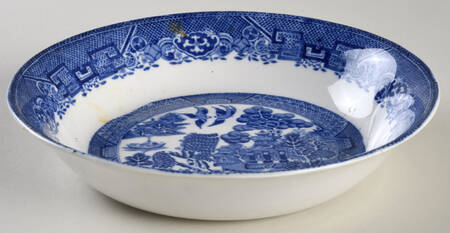 Willow Blue (Smooth) Coupe Soup Bowl