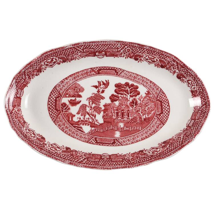 Willow Red Underplate for Gravy Boat