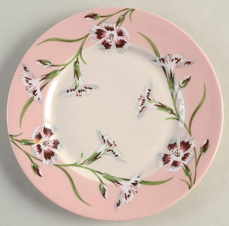 Garden Pinks Pink Salad Plate