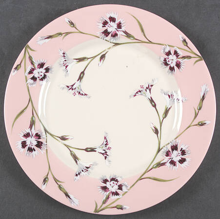 Garden Pinks Pink Dinner Plate