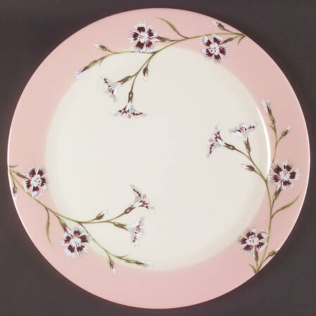 Garden Pinks Pink 14" Chop Plate (Round Platter)