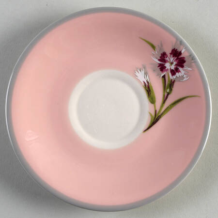 Garden Pinks Pink Saucer