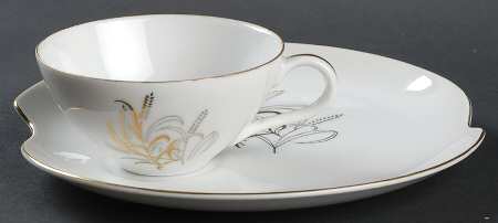 Dancing Wheat Snack Plate & Cup Set
