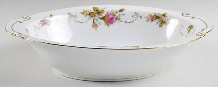 Moss Rose 11" Oval Vegetable Bowl