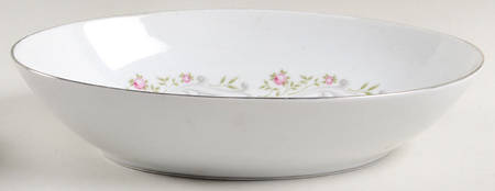 Rose Bud 10" Oval Vegetable Bowl